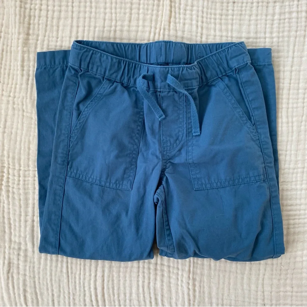 PRIMARY Pants Relaxed Painter Drawstring Work Cotton Canvass Blue Jeans Cargo